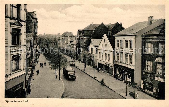 Neumuenster Schleswig-Holstein Strassenpartie