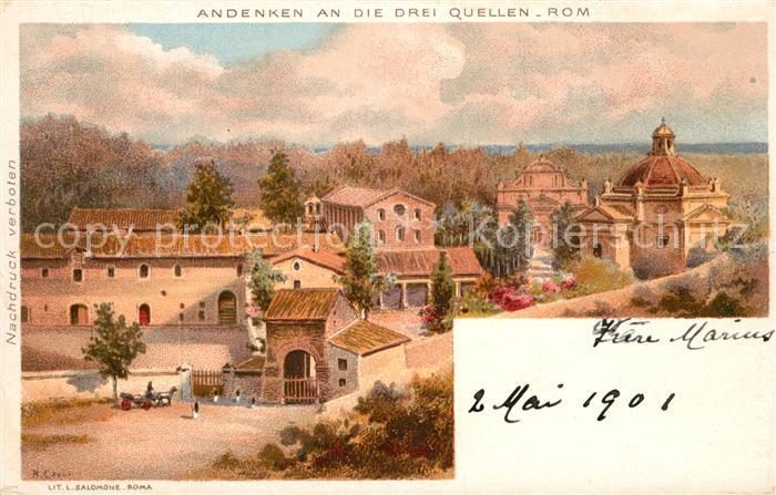 Rom Roma Andenken an die Drei Quellen