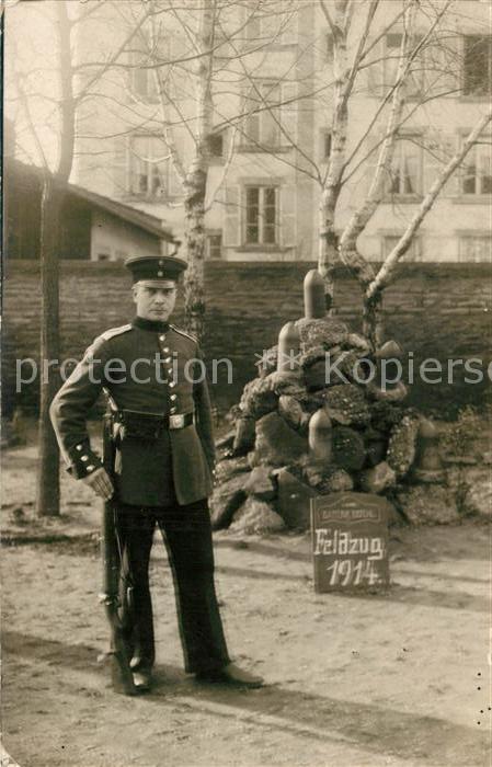 Strassburg Elsass Feldzug 1914 Soldat