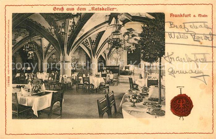 Frankfurt Main Ratskeller Restaurant