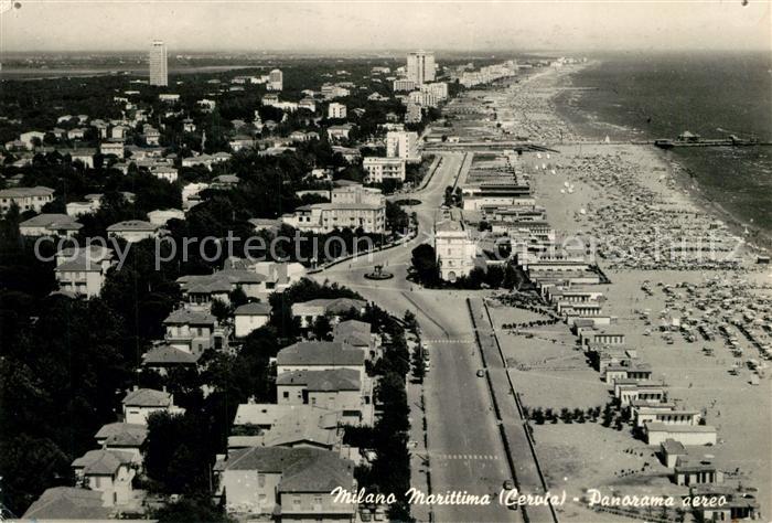Milano Marittima Fliegeraufnahme mit Cervia