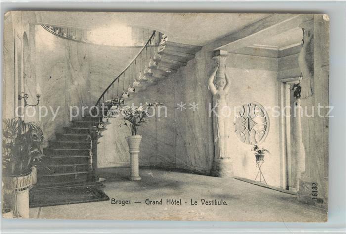 Bruges BRUGGE Belgie Grand Hotel Le Vestibule