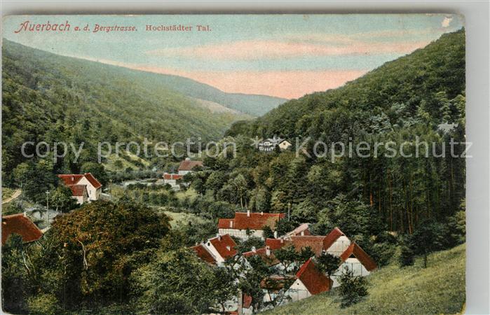 Auerbach Bergstrasse Hochstaedter Tal