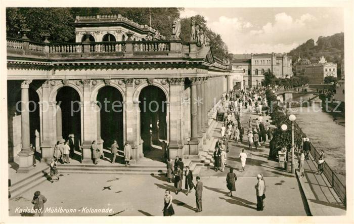 Karlsbad Eger Muehlbrunn Kolonnade