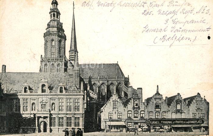 Furnes Tribunal et Partie de la Grand Place