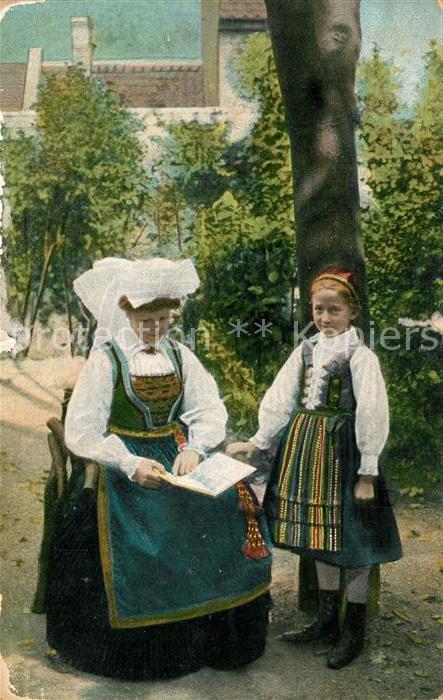 Trachten Schweden Ingelstads härad Skane