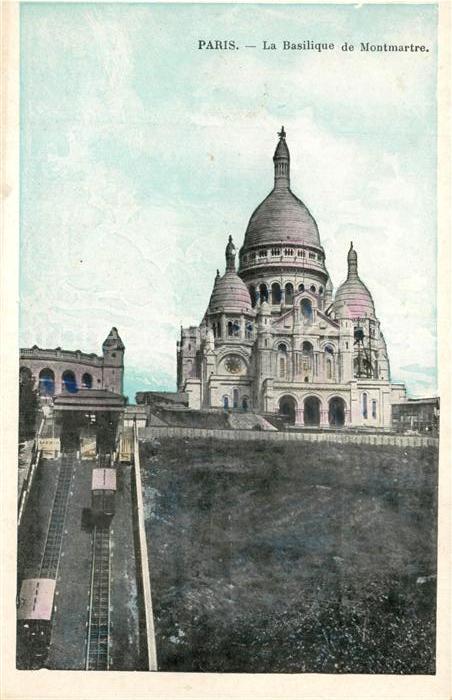 Zahnradbahn Paris Basilique Montmartre