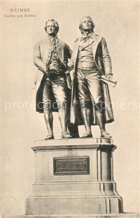 Denkmal Goethe und Schiller Weimar