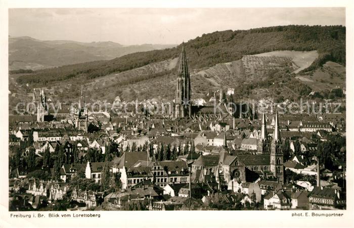 Foto Baumgartner E. Nr. 5684 Freiburg im Breisgau vom Lorettobe