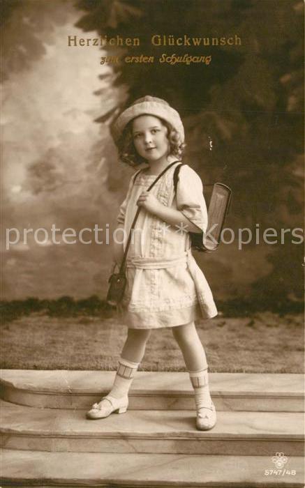 Foto SBW RPH Nr. 5747/48 Kind Schulgang