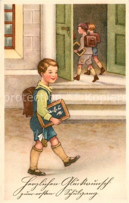 Kinder Child Enfants Einschulung Schultafel