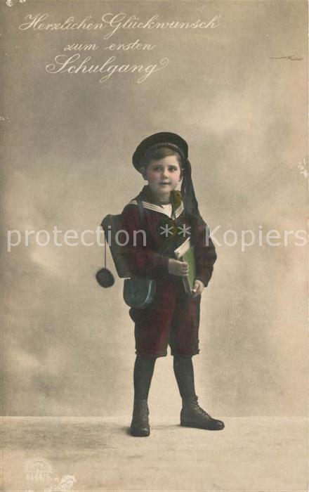 Foto RKL Paris Nr. 6144/5 Kind Einschulung