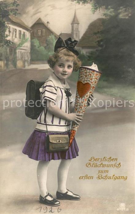 Kinder Child Enfants Einschulung Schultüte