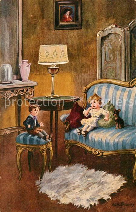 Hoffmann Ad. Der Freier Hund Tischlampe