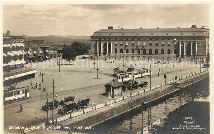 Strassenbahn Göteborg Drottningtorget Posthuset