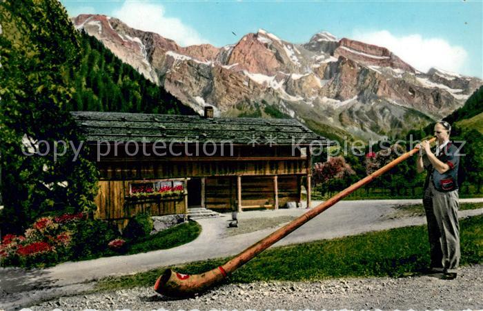 Alphorn Alphornbläser Flüeli-Ranft Geburtshaus