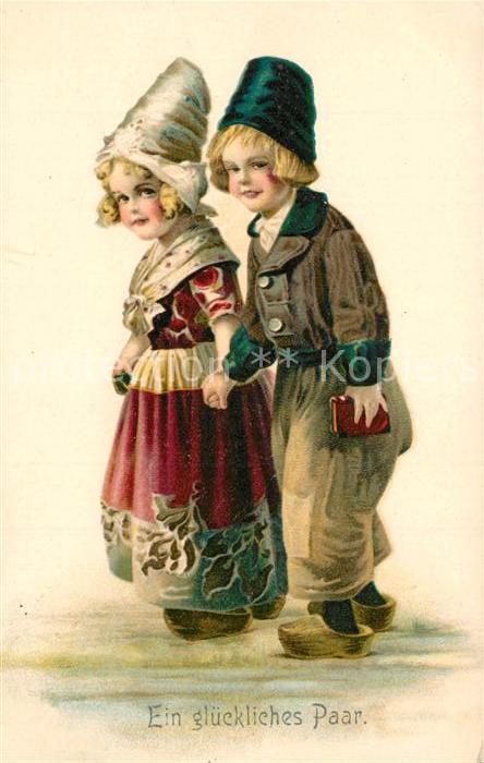 Trachten Holland Kinder Litho