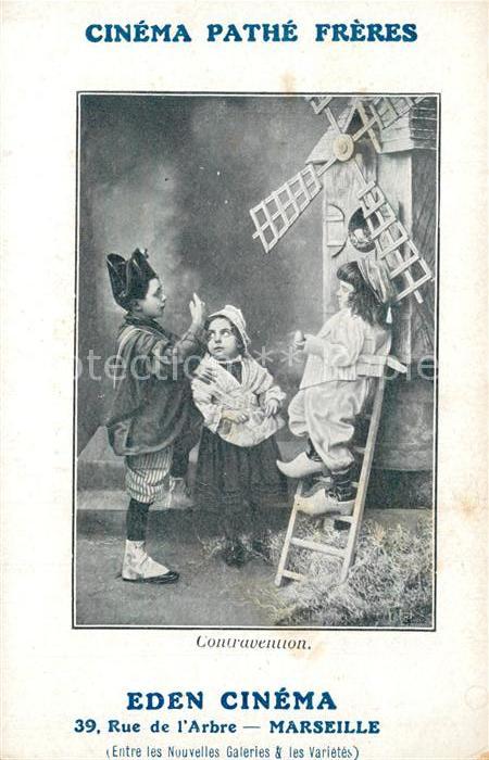 Kinder Child Enfants Cinema Pathe Freres Contravention Eden