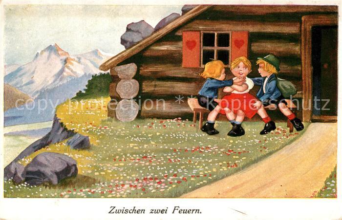 Kinder Child Enfants Zwischen zwei Feuern