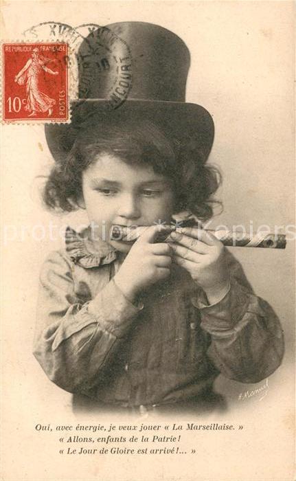 Kinder Child Enfants Flöte Zylinder