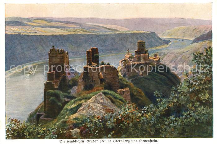 Hoffmann Heinrich Feindliche Brüder Ruine Sternberg und L