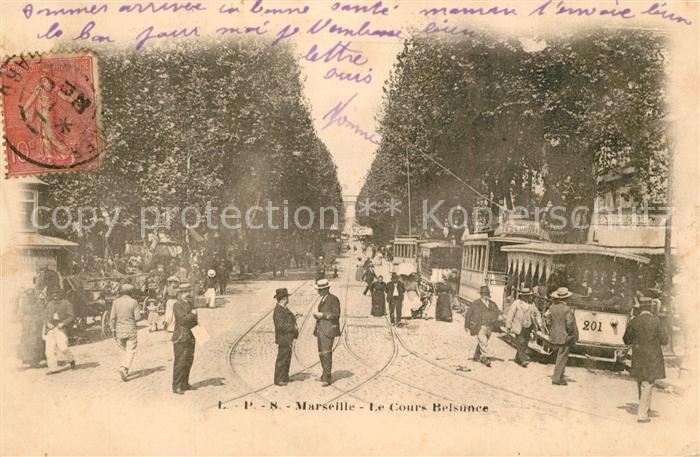Strassenbahn Marseille Cours Belsunce