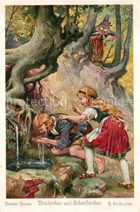 Maerchen Sagen Brüderchen und Schwesterchen Brüder Gri