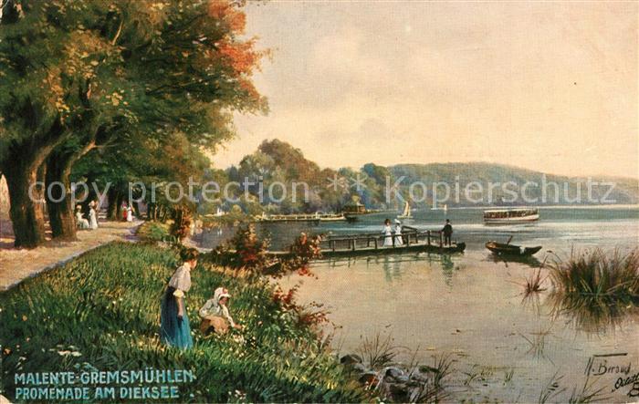 Verlag Tucks Oilette Nr. 758 Malente-Gremsmuehlen Dieksee N. Beraud