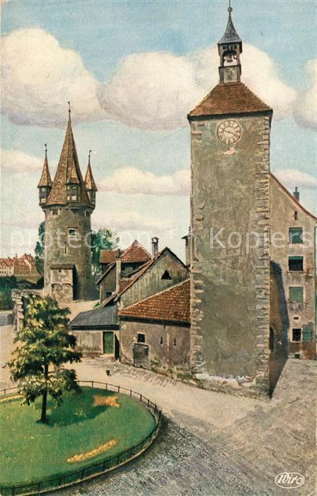 Verlag Wiedemann WIRO Nr. 2864 A Lindau Bodensee Diebesturm Peterskirche