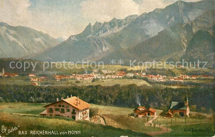 Verlag Tucks Oilette Nr. 712 Bad Reichenhall von Nonn Carl Schultz