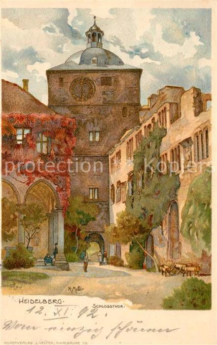 Mutter K. Heidelberg Schlosstor
