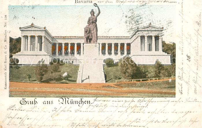 Goldfensterkarte Nr. 339 München Bavaria