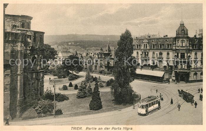 Strassenbahn Trier Porta Nigra
