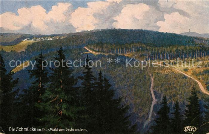 Verlag WIRO Wiedemann Nr. 3088 Schmücke Thüringer Wald Schneekopf