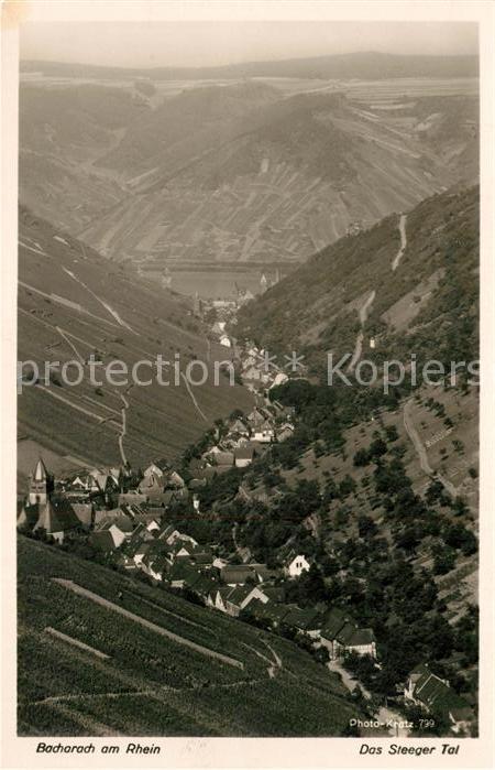 Foto Kratz Nr. 799 Bacharach am Rhein Steeger Tal