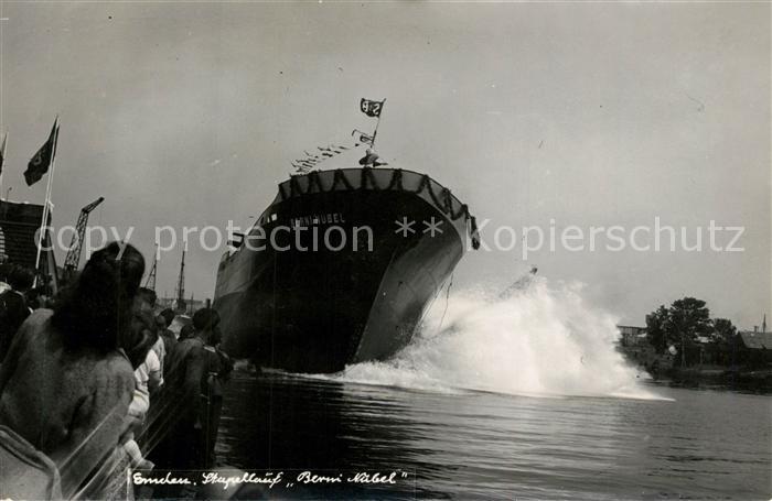 Schiffe Ships Navires Berni Nübel Emden Stapellauf