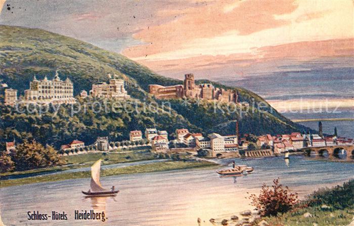 Verlag Wiedemann WIRO Nr. 1966 A Schloss-Hotels Heidelberg