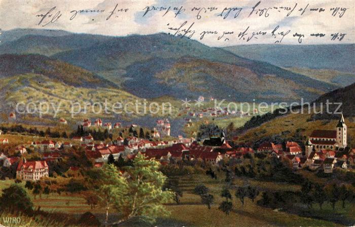 Verlag Wiedemann WIRO Nr. 2419 A Gernsbach Murgtal