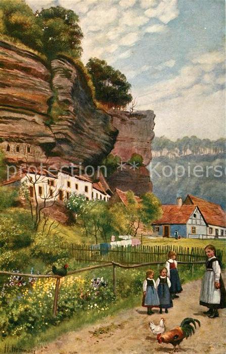 Hoffmann Heinrich Grauftal Felsenwohnungen