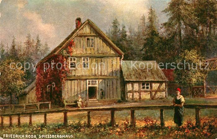 Verlag Tucks Oilette Nr. 650 B Spiessberghaus Friedrichroda