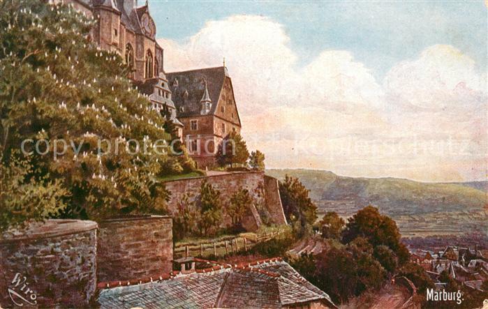 Verlag WIRO Wiedemann Nr. 2215 Marburg Schloss