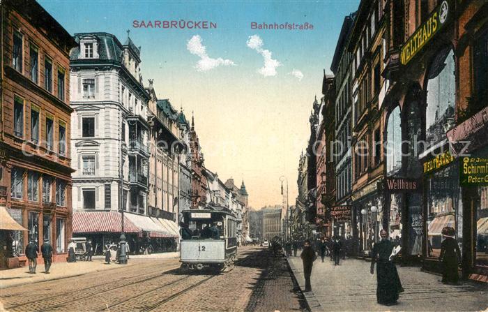 Strassenbahn Saarbruecken Bahnhofstrasse