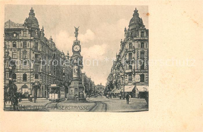 Strassenbahn Frankfurt am Main Kaiserstrasse