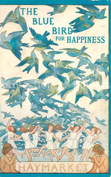 Voegel Birds Oiseaux Uccelli Pajaros-- Blue Bird for Happiness Haymarket