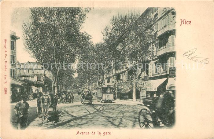 Strassenbahn Avenue de la Gare Nice