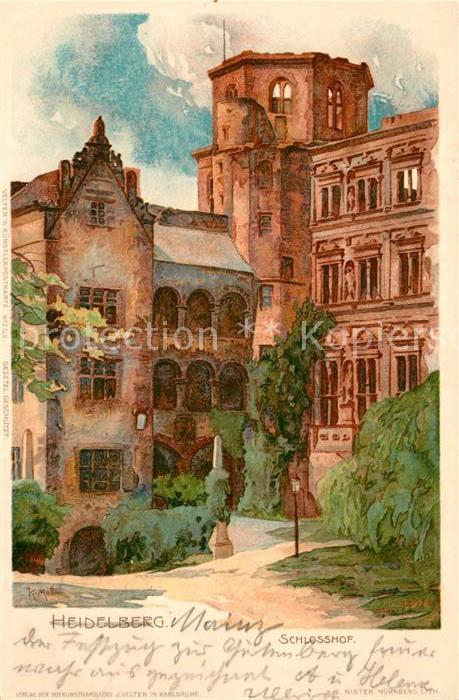 Mutter K. Heidelberg Schlosshof