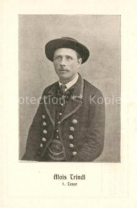 Saenger Band Alois Trindl 1. Tenor Oba-Innviertla Altheim Braunau Inn