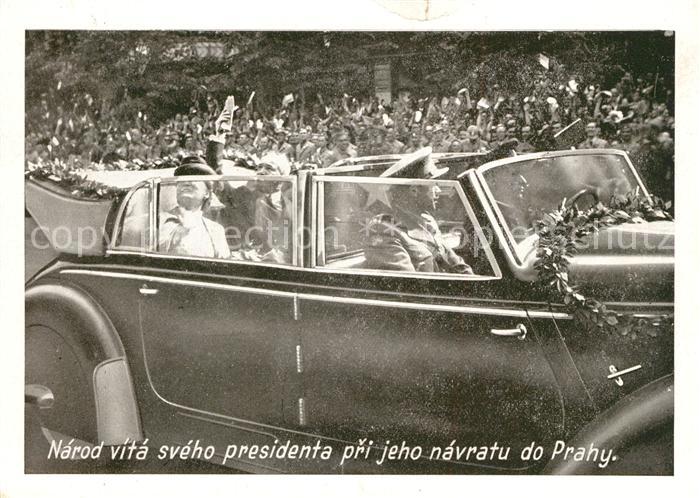 Politiker Tschechoslowakei Eduard Benes Prag