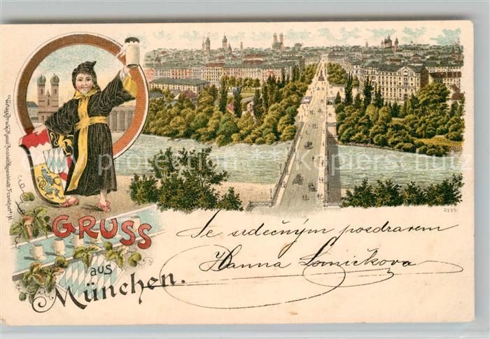 Muenchner Kindl Muenchen Litho