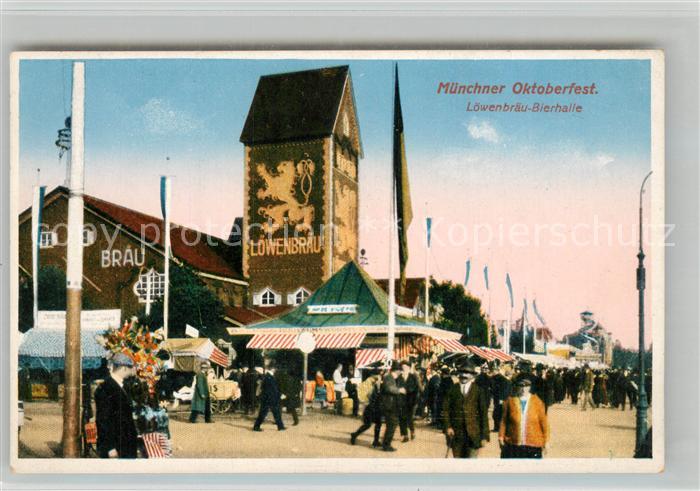 Oktoberfest München Löwenbräu-Bierhalle